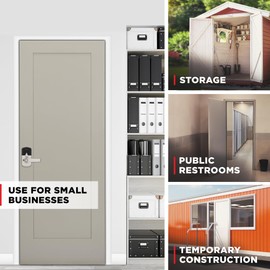 Kwikset SmartCode 955 Light Commercial 10-Button Keypad Satin Nickel Electronic Kingston Lever, Featuring Convenient Keyless Entry, 3-Year Battery Life and High Traffic Durability