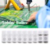 KooingTech BGA Tin Solder Ball, 9 Bottles 0.3-0.76mm Reballing Stencils,