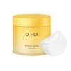 OHUI Miracle Toning Dual Sided Toner Pads | Exfoliating, Soothing, Moisturizing, Smoothing | Glowing Skin, Dullness | Hyaluronic Acid, Vitamin C, AHA, PHA, Niacinamide, Panthenol, Glycerin | K-Beauty