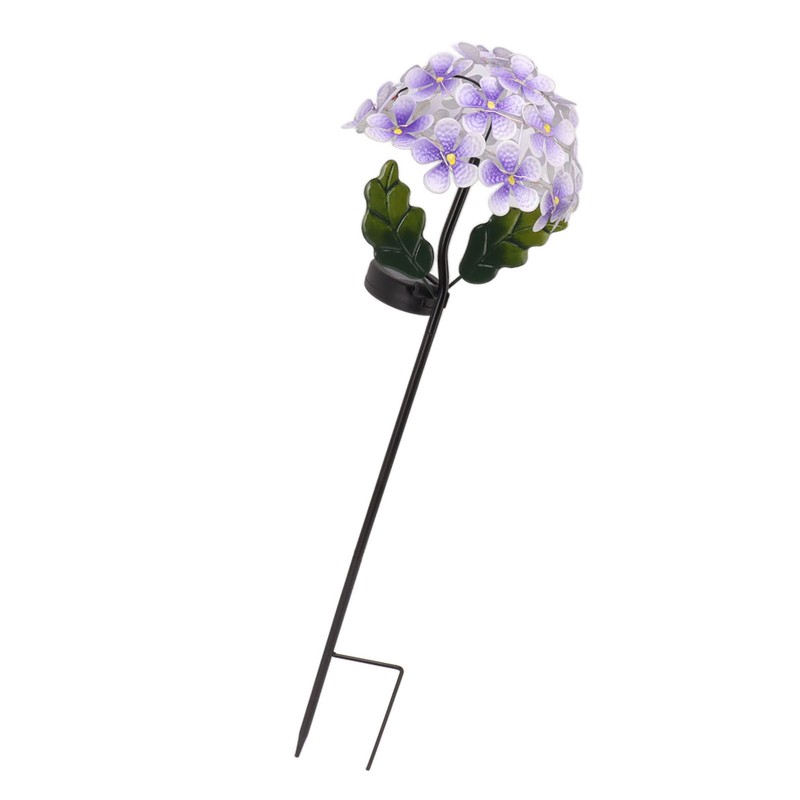 Solar Garden Lights LED Outdoor Decorative Lights Solar Hydrangea Flowers