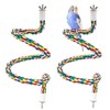 Parrot Perch, 2 Pcs Cotton Rope Bird Perch for Climbing,