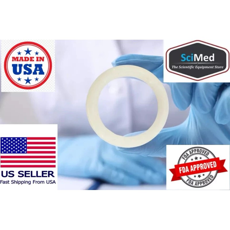 SciMed 95 mm Size Pessary RING Silicone Pelvic Prolapse White