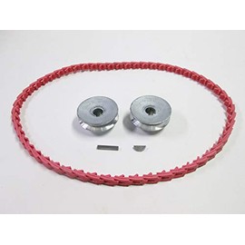 Craftsman Table Saw Belt & Pulley Kit with 2 1/2" Pulleys, Keys, & Fenner PowerTwist