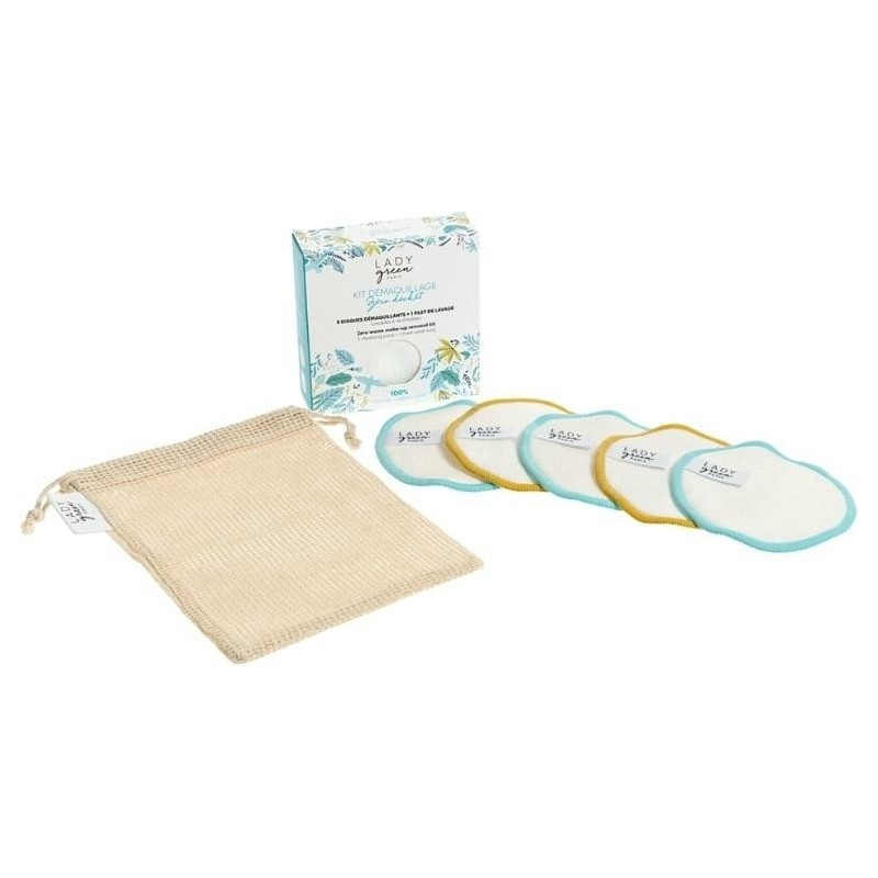 Lady Green Zero Waste Make-up Removal Kit, 1 set