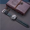 EACHE 22mm Leather Watch Straps, Imported Oil Waxed Leather Watch