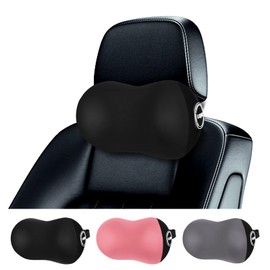LIQUN Car Seat Neck Pillow, Skin Friendly Car Head Pillow, Memory Foam Neck Support, Driving to Relieve Neck Pain and Shoulder Pressure, (Black)