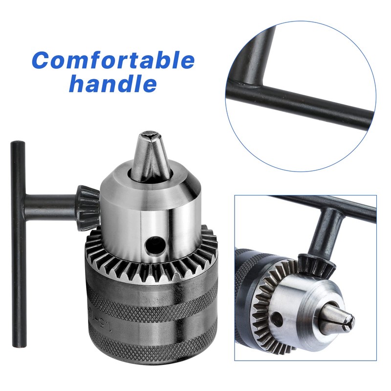 Worldity 6 Sizes Drill Chuck Key Wrench, Heavy Duty Carbon