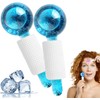 Blue Ice Globes for Facials, Ice Globes, Cold Face Roller,