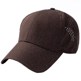 AXIAO Baseball Cap, Plain, Quick Drying, Breathable, Adjustable, UV Protection, Outdoor Hat, Unisex, Braun