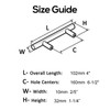 NIZADO -4" Cabinet Pulls Solid Stainless Steel Drawer Pulls Brushed