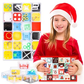 24 pieces Advent Calendar 2024 Puzzle Games,Puzzle Game Kids Advent Calendar,Christmas Countdown Advent Calendar Mini Puzzle Game Advent Calendar for Kids