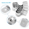 Generic Stainless Steel Pipe Strap Clamps, 16mm, U-Shaped Saddle Clamps
