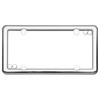 Cruiser Accessories 20630 Nouveau License Plate Frame, Chrome w/fastener caps