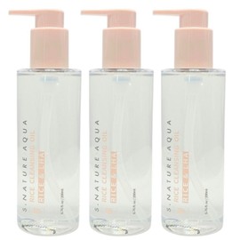 Esnature S-Nature Aqua Rice Cleansing Oil 200ml x 3 Mild Cleansing / 에스네이처 아쿠아 라이스 클렌징오일 200ml x 3개 순한클렌징
