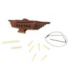 10PCS 6 String Acoustic Guitar Bridge Rosewood Set Musical Instrument
