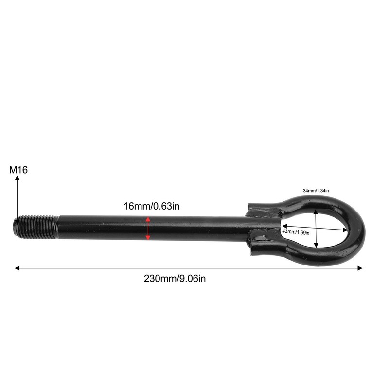 Towing Eye Hook Heavy Duty Forged Steel 8200057824 Trailer Tow