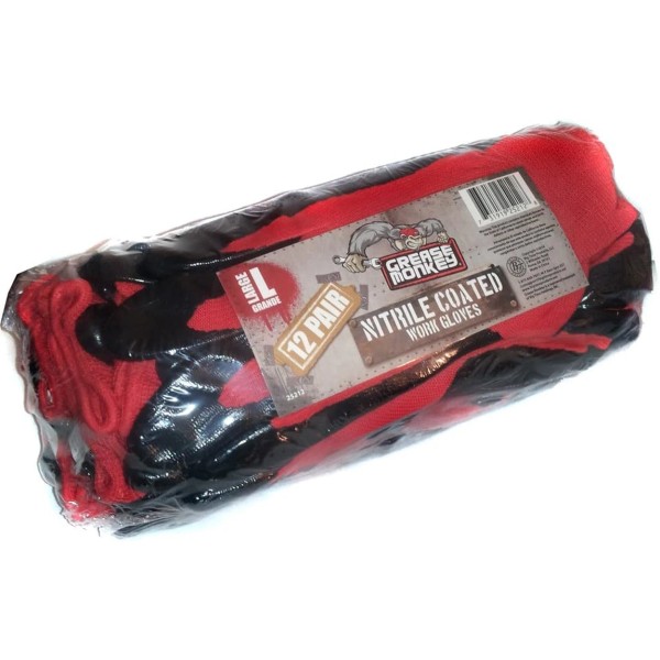 Does not apply Nitrile Coated Work Gloves - 12 Pairs