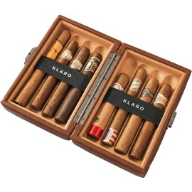 Travel Case for 8 Cigars, brown, Travel