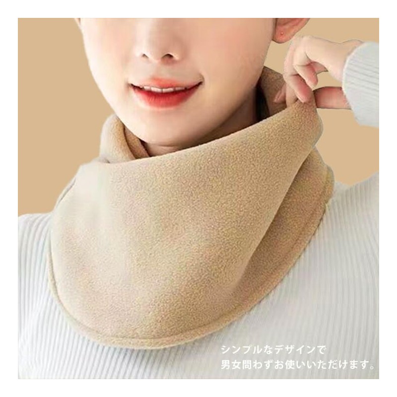 JOKnet Unisex 2-Way Fleece Neck Warmer, Neck Cover, Snood, Scarf,