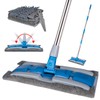 BITOPE Microfiber Dust Mop with Rotatable Flat Head, Professional Wet