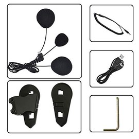 Yaconob - Auriculares Bluetooth para motocicleta BT-S3 tipo C, Soft Microphone