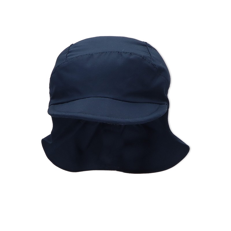 Sterntaler Unisex Peaked Hat with Neck Protection, Blue (Marine 300),