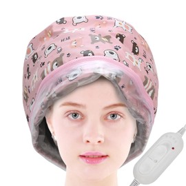 Gorro termico para cabello, gorro para el cuidado del cabello, gorro para SPA, gorro elctrico trmico para spa en casa, gorro nutritivo con 3 modos de 