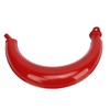 Exhaust Muffler Red Exhaust Silencer Pipe Half Moon Shape 40mm