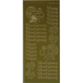 Kelly's Outline Stickers Outline Sticker - Thanksgiving - 213000 gl/gl