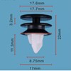 10pcs Door Trim Panel Retainer Clip 1376567 Compatible for Volvo