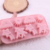 EPYHREHM 8 Cavity Winged Unicorn Themed Silicone Molds Rainbow Sun