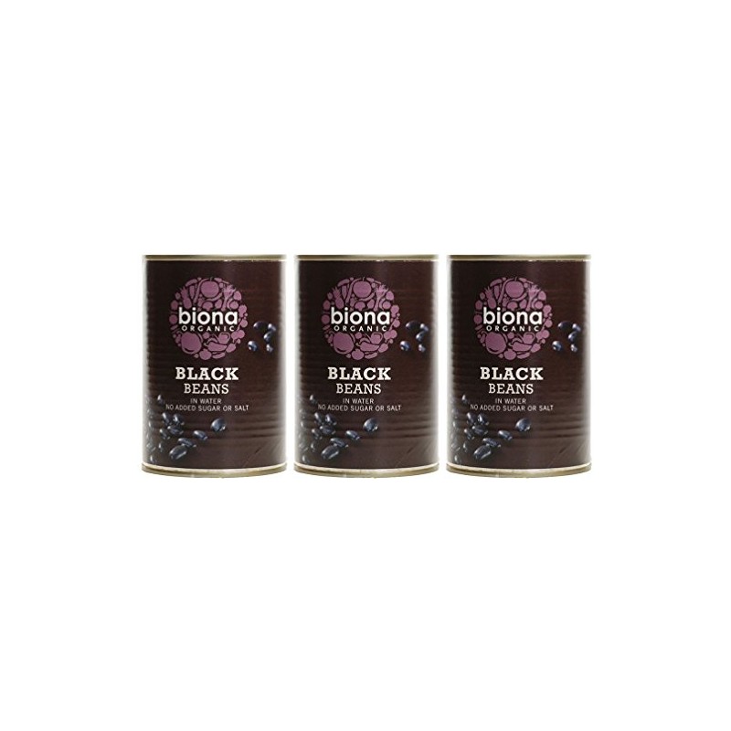 (3 PACK) - Biona - Org Black Beans | 400g