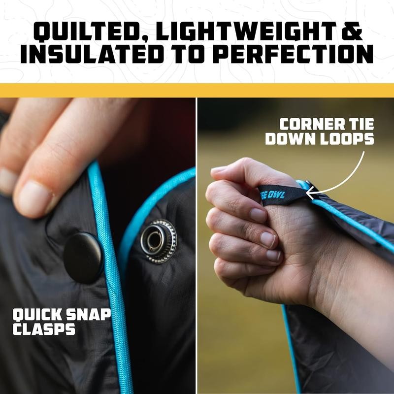 Wise Owl Outfitters Nylon Camping Blanket - Packable & Waterproof