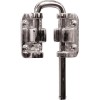Prime Line Sliding Door Loop Lock 1-1/8 in. Nickel Plated