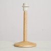 MiniSun Single Stem Natural Light Wood Table Lamp Base