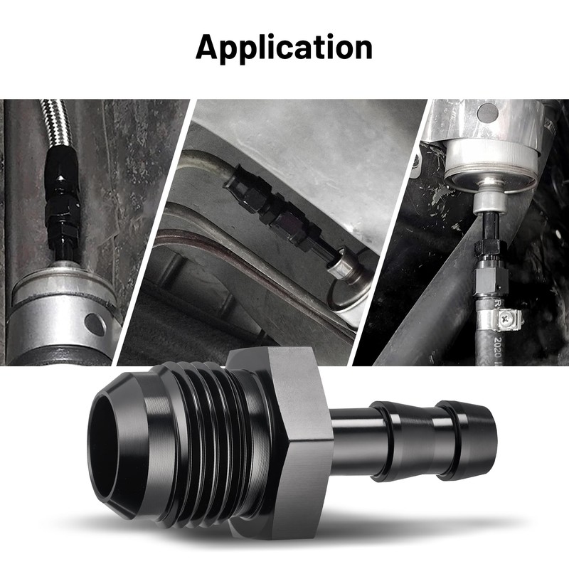 EVIL ENERGY 8AN Male to 5/16" Barb Push on Fitting