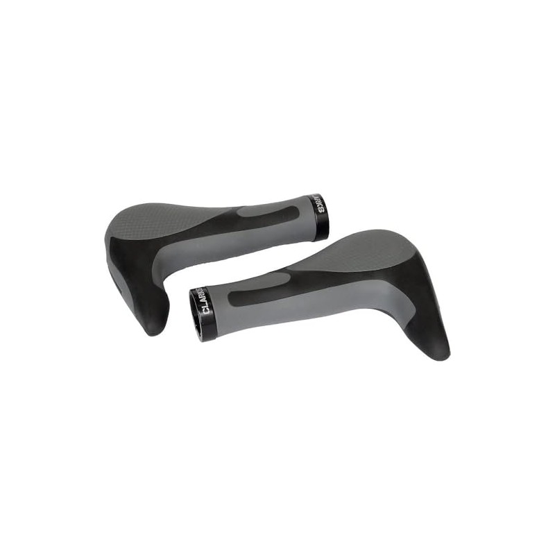 Clarks Cycle Systems CE-205 Ergonomic Lock-On Grips with Intergrated Bar