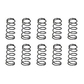 DTGN 1.2x14x30mm(DxODxL) Compression Spring - 10Pack - Good for Machinery - Spring Steel Extension Spring - Black