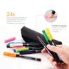 SAKURA Koi Colouring Brush Pen Set with 24 Colours, Brush