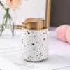 Coffeezone 11 oz Terrazzo Design Ceramic Lotion Dispenser Liquid Hand