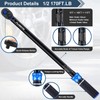 PUIBERS Torque wrench Set 1/2 drive,1/2 Torque Wrenches 10-170 FT.LB/13.6-230.5