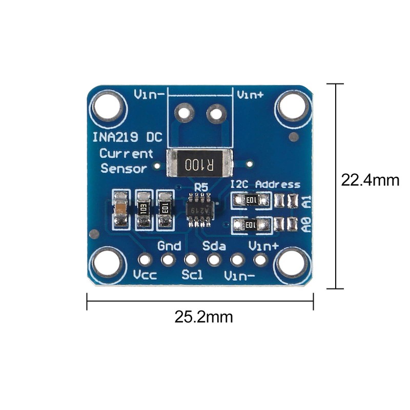 4Pcs INA219 I2C Bi-Directional DC Current Power Supply Sensor Breakout