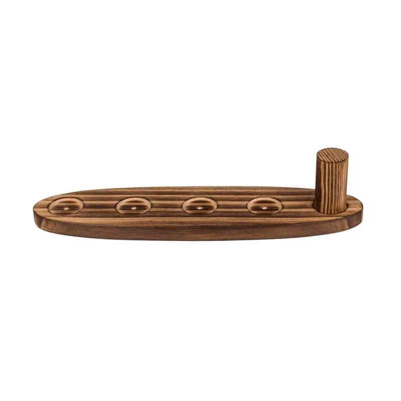 Out of the blue Wooden Drinking Game with Ring Throw,