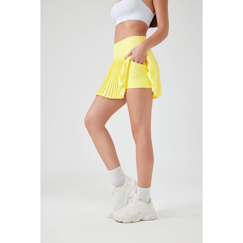 altiland Womens' Cool Feeling Pleated Tennis Athletic Running Mini Skirts