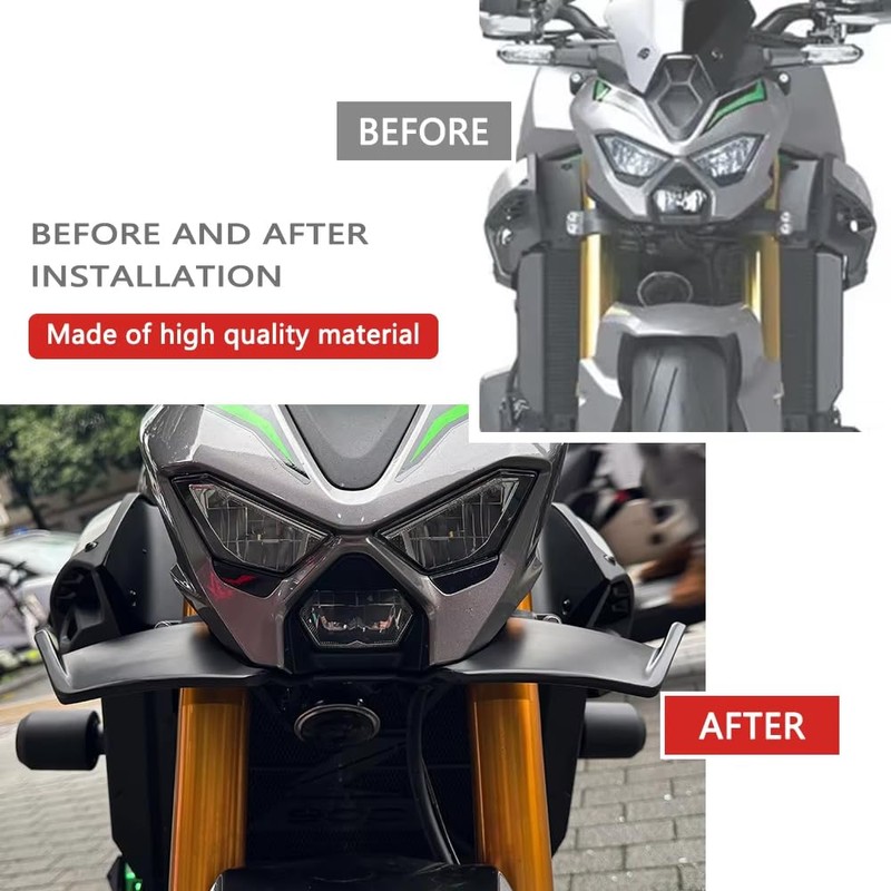 S JWHSMV for Z900 Z900SE 2025 Motorcycle Front Lip Spoiler