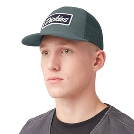 Dickies Men's Patch Logo Trucker Cap Green
