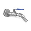 QWORK Drum Faucet for 55 Gallon Steel/Plastic Drum, 2" Stainless