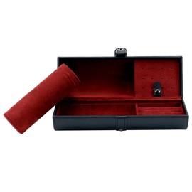 Decorebay Travel size round Watch, Cufflinks and Jewelry Box and Organizer (Fabulous)