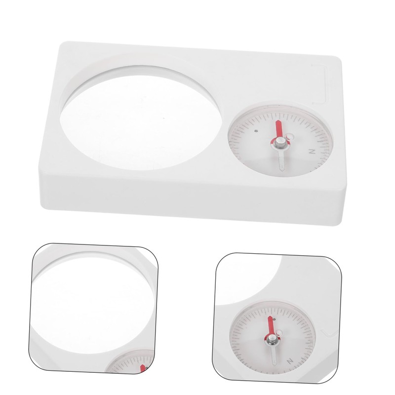 BESPORTBLE Dual Function Compass Magnifier Lightweight Outdoor Tool for Navigation