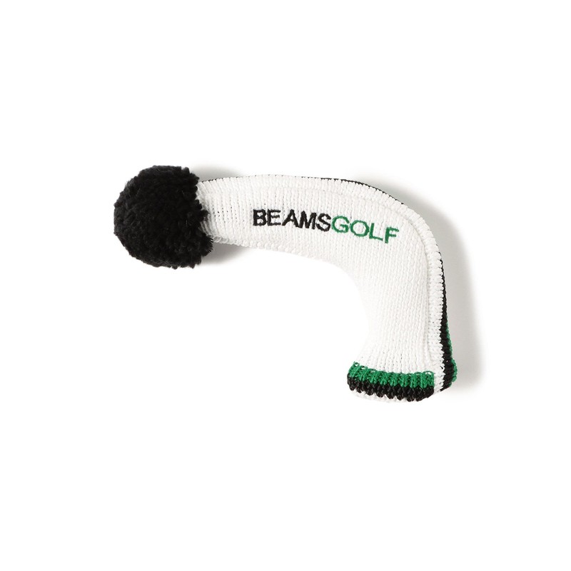 Beams Golf Knit Putter Cover 2 (Pin-Type), green